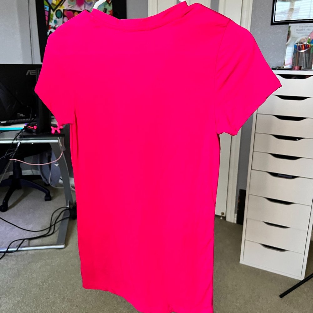 Basic Pink Active Top-Medium - Picture 4 of 4